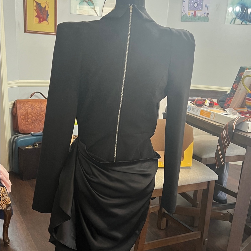 Fashion Nova Elegant Black Long Sleeve Dress - Picture 5 of 11